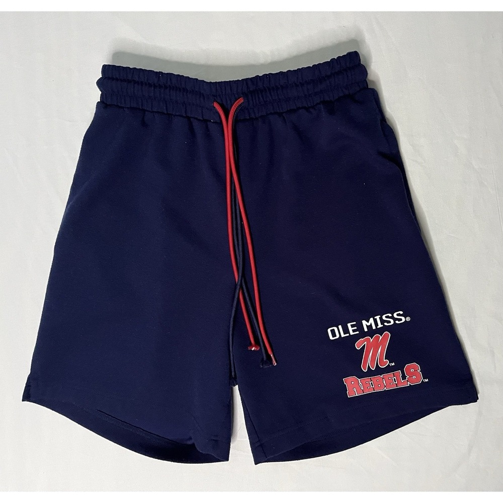 Sideline Apparel Ole Miss Rebels Sweatshirts Men's Small Blue Pockets Football